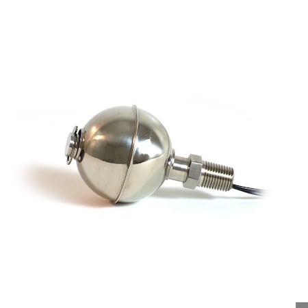 Apg XP SS Vertical Float Switch, 1/4" NPTM, 48" Wires, Liquids with 0.6+ SG FS-400-S-M1-M1-0.6-P0-48-B0
